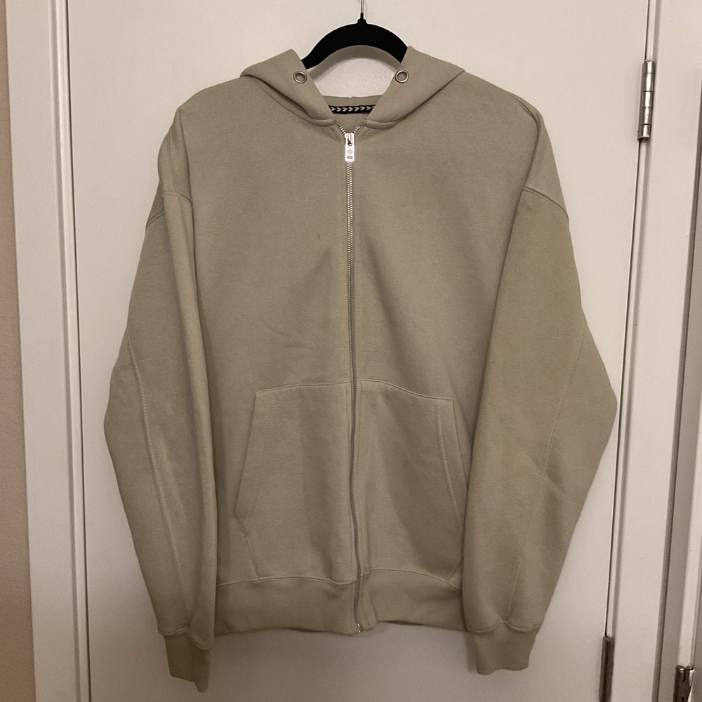 Men's Beige Hoodie Sweater